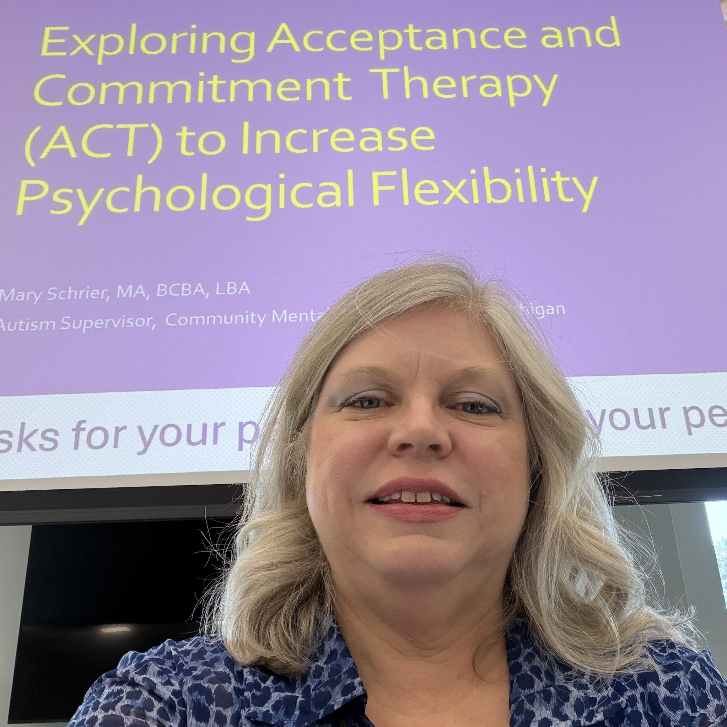 Mary Schrier, Board Certified Behavior Analyst